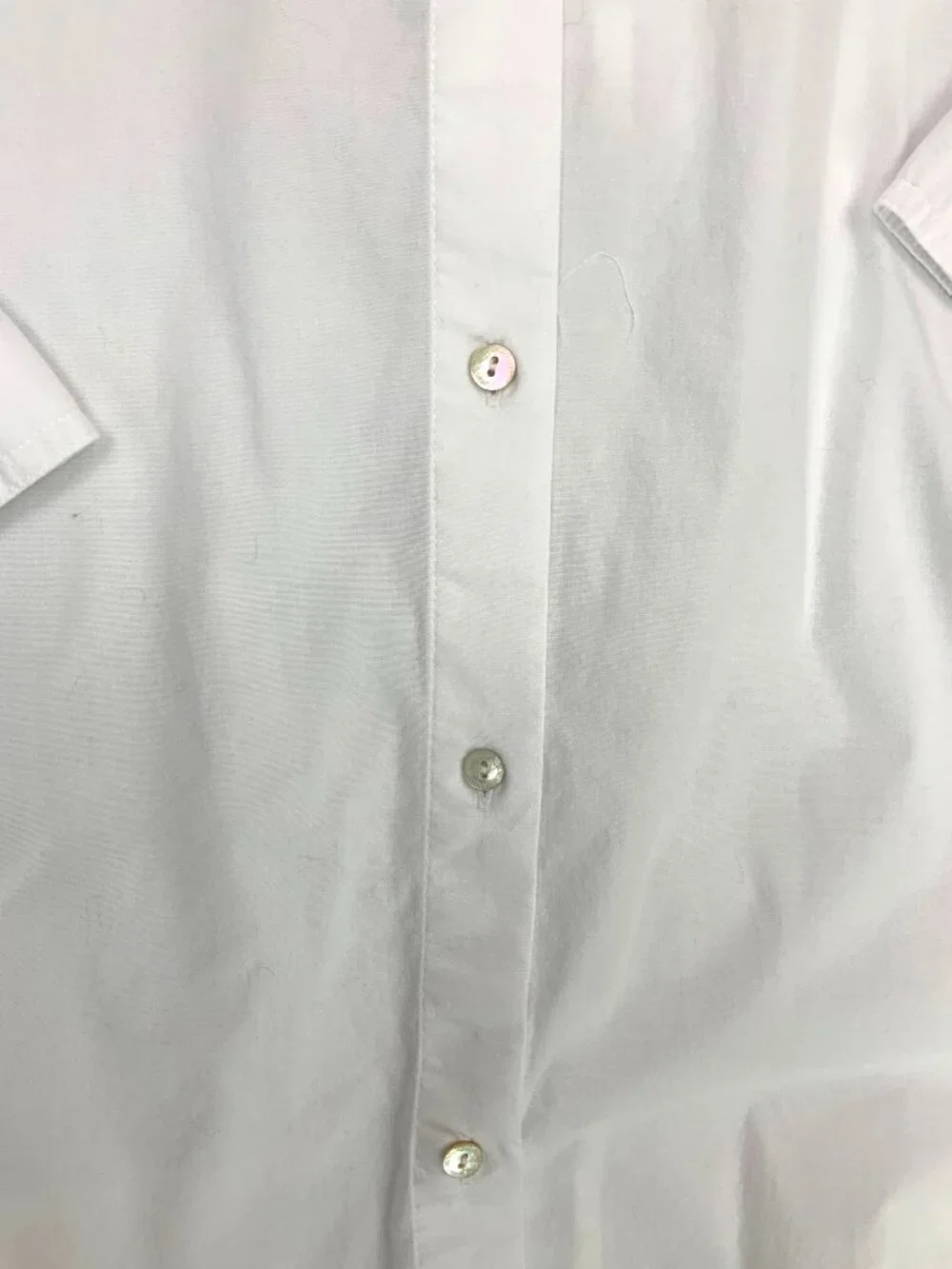 Eileen Fisher White Poplin Long Sleeve Tunic Shirt Button Up Sz L - Picture 12 of 16
